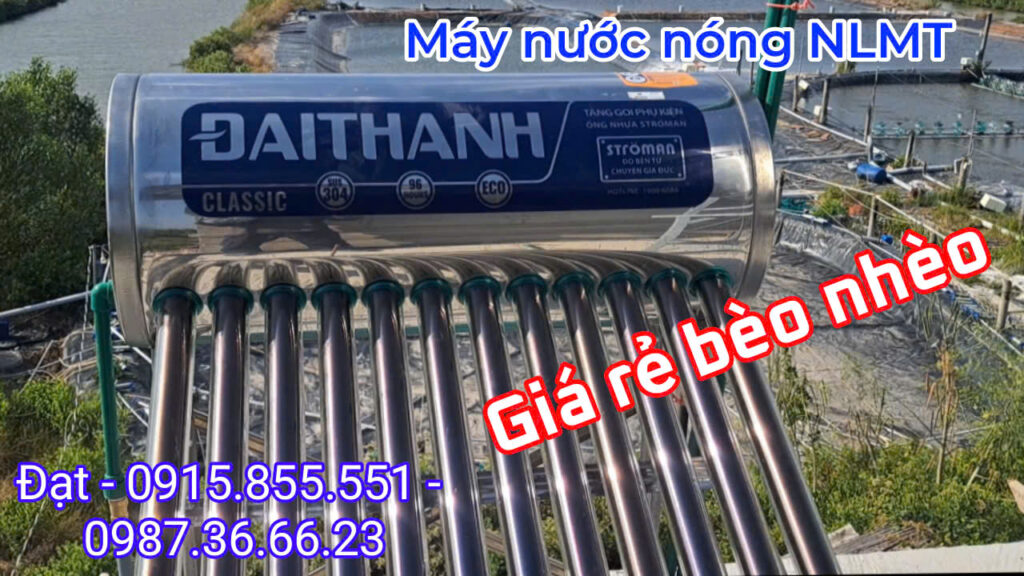 MÁY NÓNG LẠNH NĂNG LƯỢNG MẶT TRỜI 130L INOX 304 TÂN Á ĐẠI THÀNH